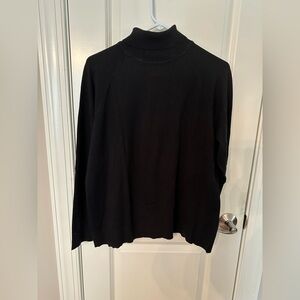 Talbots Black Turtleneck Sweater